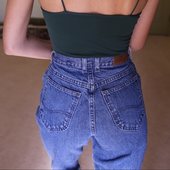 Vintage Lee Rider Mom Denim Jeans 26x28 
